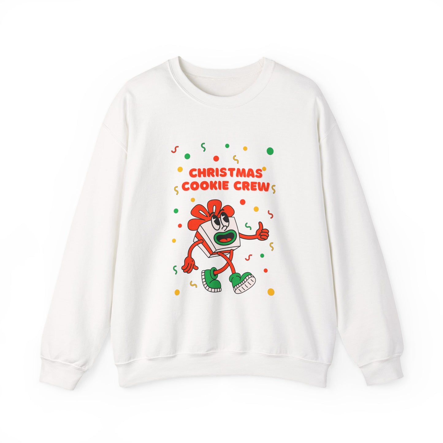 Christmas Cookie Crew Sweatshirt, Holiday Fashion, Festive Apparel, Cozy Crew, Gift for Bakers, Winter Wear