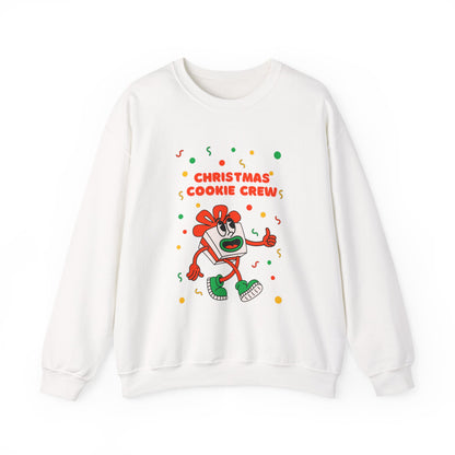 Christmas Cookie Crew Sweatshirt, Holiday Fashion, Festive Apparel, Cozy Crew, Gift for Bakers, Winter Wear