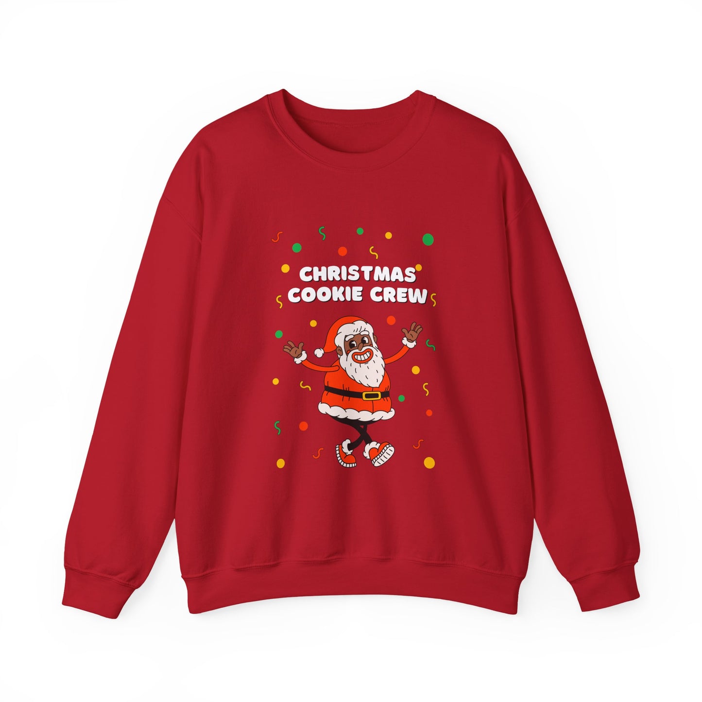 Christmas Cookie Crew Sweatshirt, Holiday Fashion, Festive Apparel, Cozy Crew, Gift for Bakers, Winter Wear