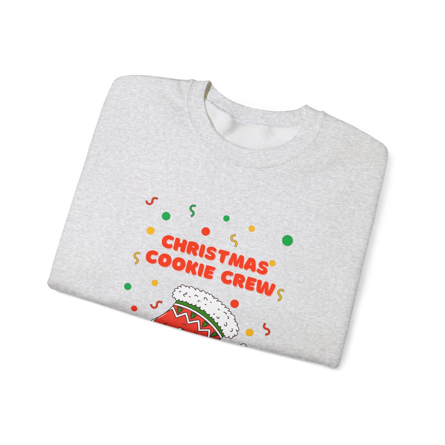 Copy of Christmas Cookie Crew Sweatshirt, Holiday Fashion, Festive Apparel, Cozy Crew, Gift for Bakers, Winter Wear