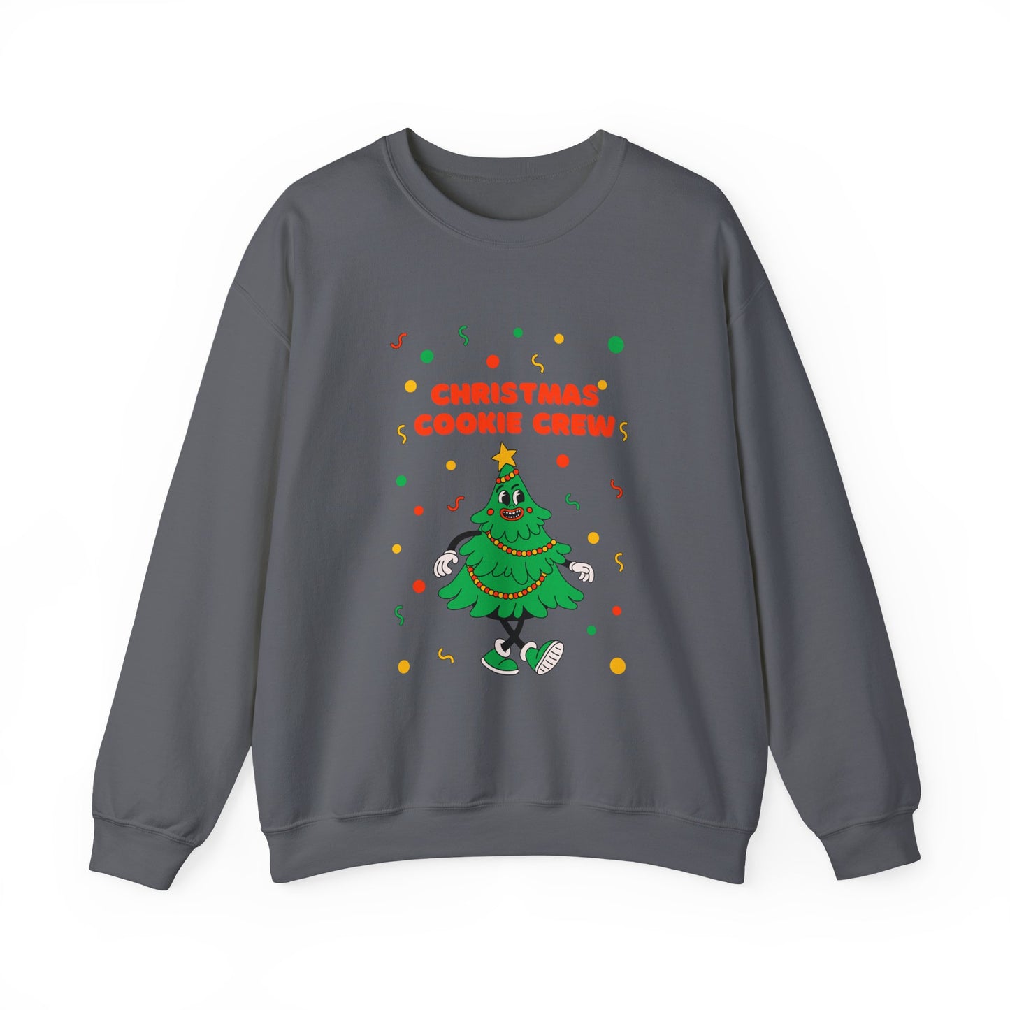 Christmas Cookie Crew Sweatshirt, Holiday Fashion, Festive Apparel, Cozy Crew, Gift for Bakers, Winter Wear