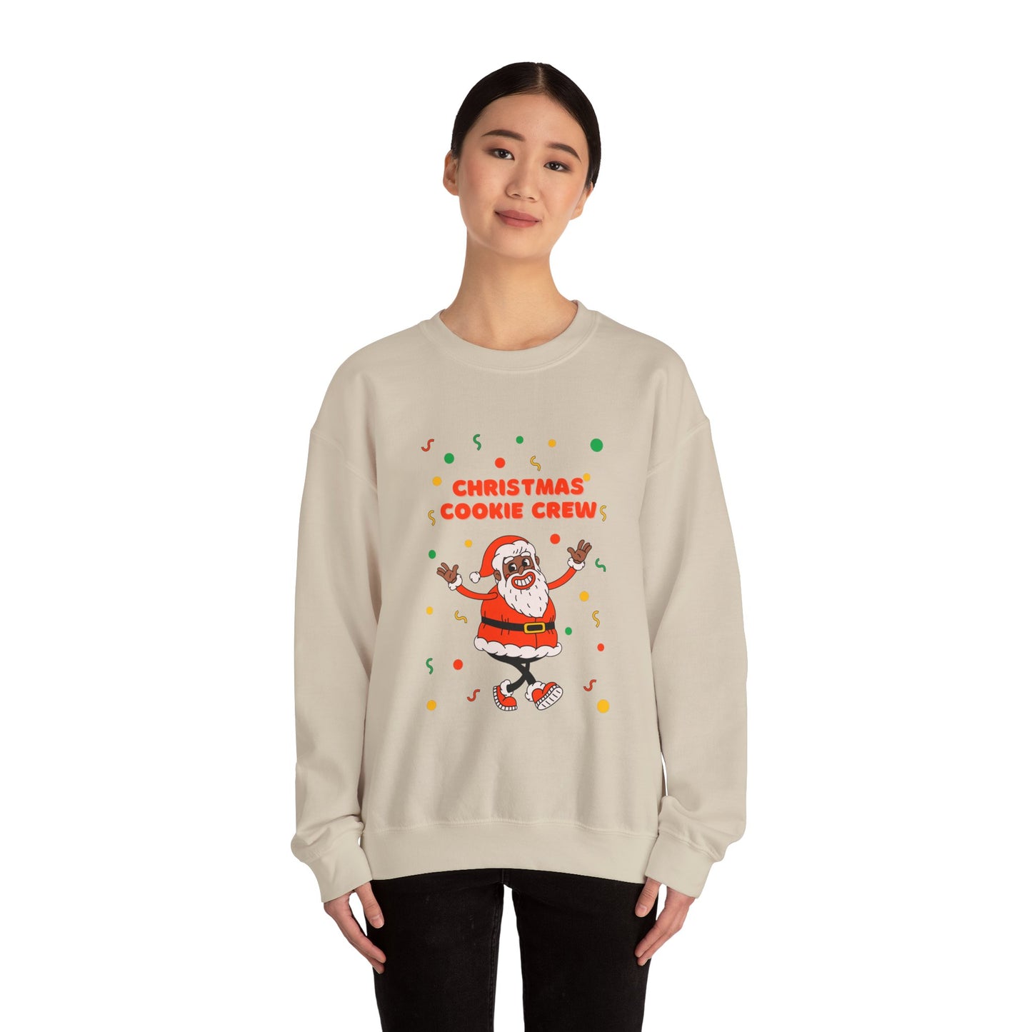 Copy of Christmas Cookie Crew Sweatshirt, Holiday Fashion, Festive Apparel, Cozy Crew, Gift for Bakers, Winter Wear