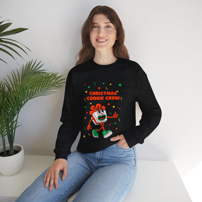 Christmas Cookie Crew Sweatshirt, Holiday Fashion, Festive Apparel, Cozy Crew, Gift for Bakers, Winter Wear