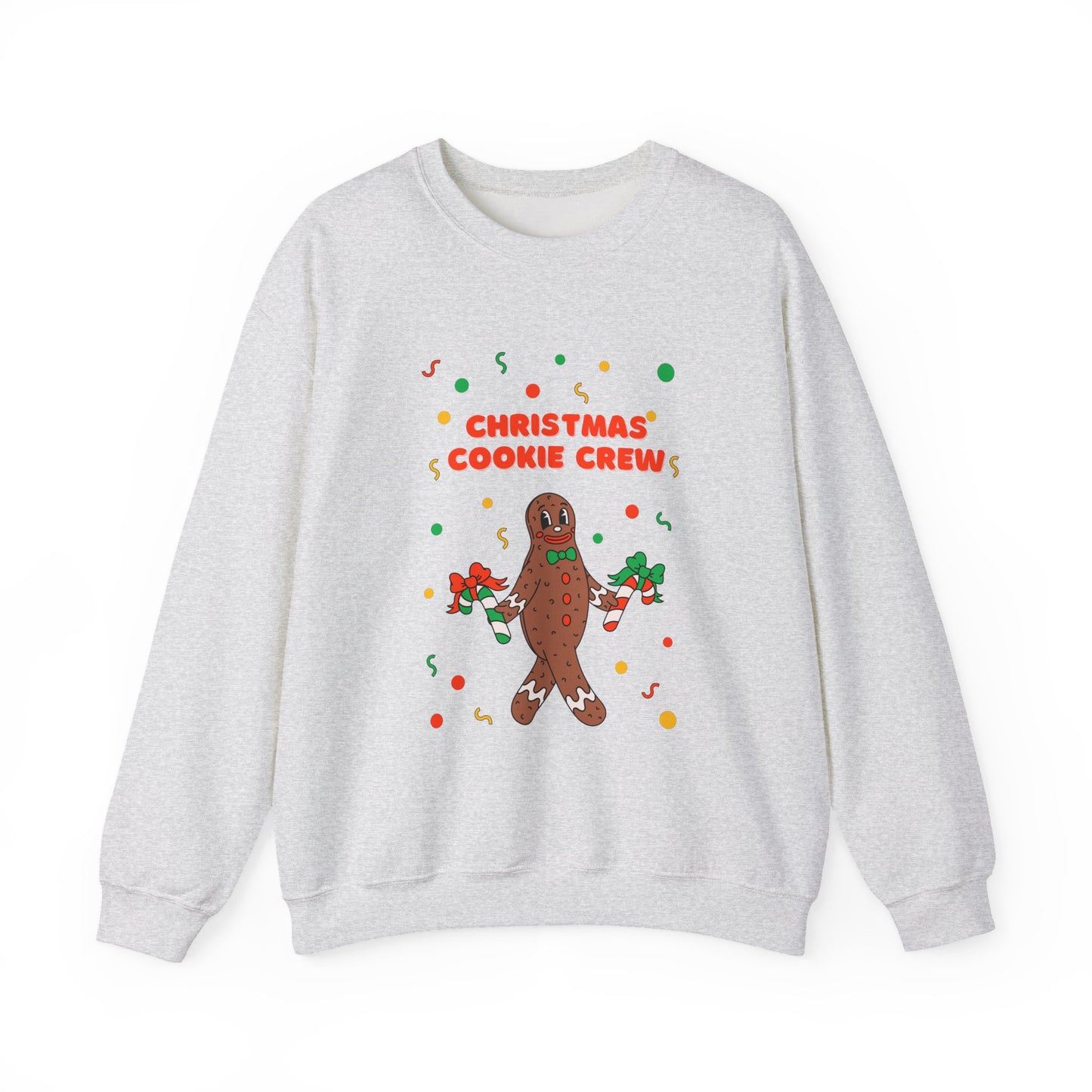 Christmas Cookie Crew Sweatshirt, Holiday Fashion, Festive Apparel, Cozy Crew, Gift for Bakers, Winter Wear