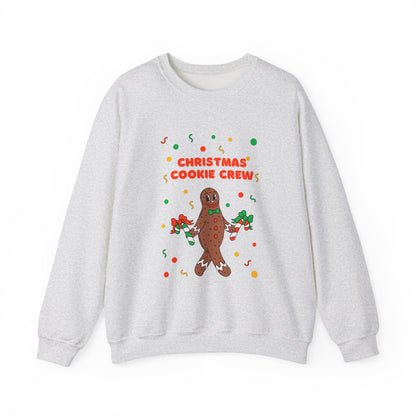 Christmas Cookie Crew Sweatshirt, Holiday Fashion, Festive Apparel, Cozy Crew, Gift for Bakers, Winter Wear