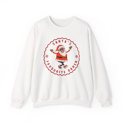 "Santa's favourite baker" Christmas Sweatshirt