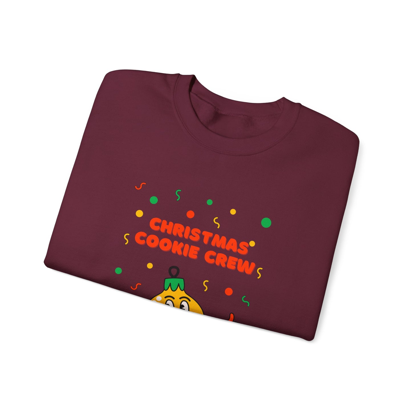 Christmas Cookie Crew Sweatshirt, Holiday Fashion, Festive Apparel, Cozy Crew, Gift for Bakers, Winter Wear