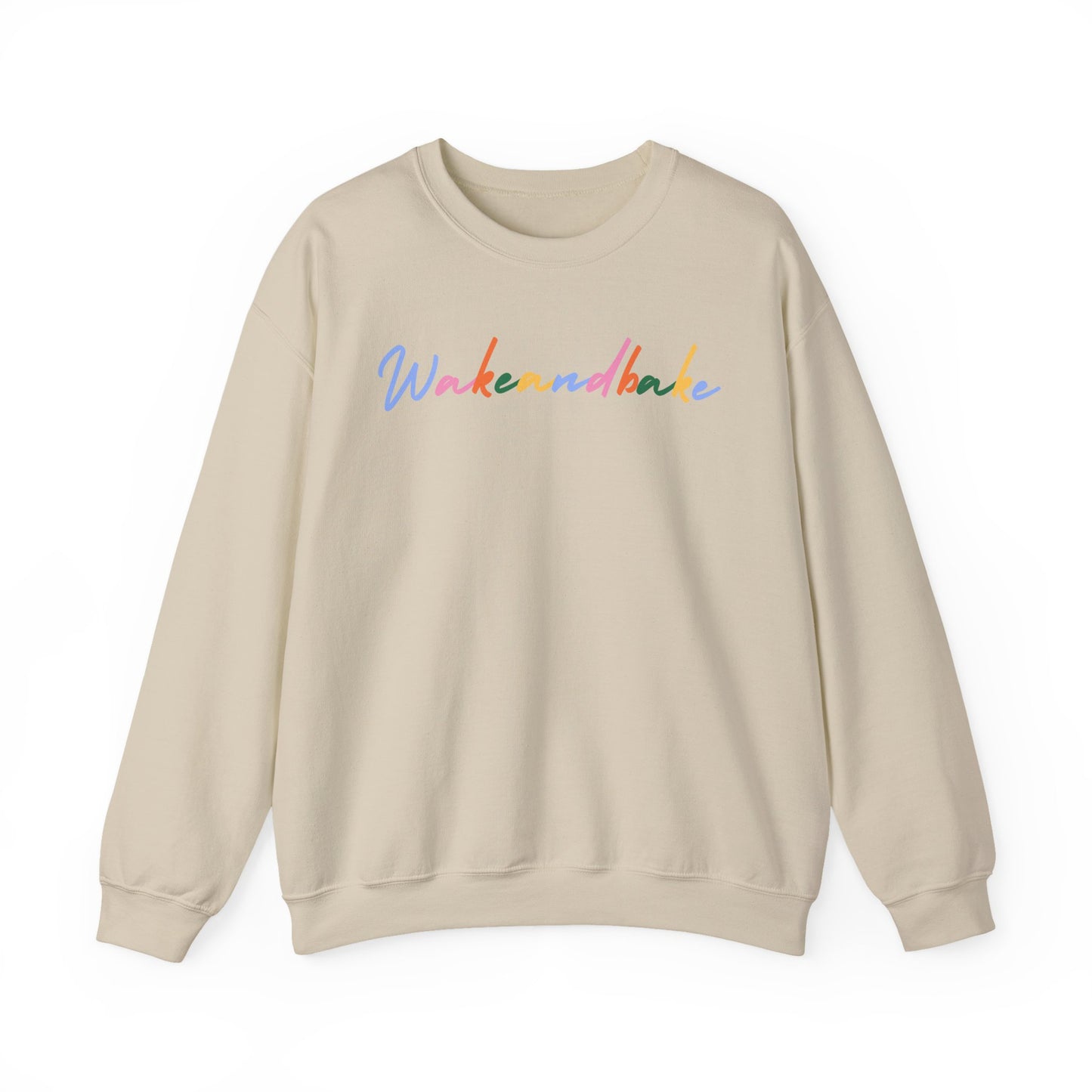 Colorful Wake and Bake Sweatshirt