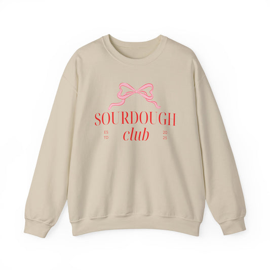 Sourdough Club Sweatshirt - Coquette Bow