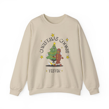 Christmas Cookie "TESTER" Sweatshirt - Funny Family Matching