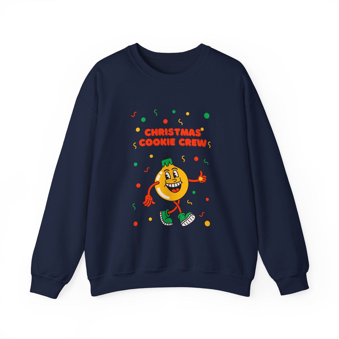 Christmas Cookie Crew Sweatshirt, Holiday Fashion, Festive Apparel, Cozy Crew, Gift for Bakers, Winter Wear