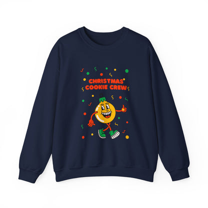 Christmas Cookie Crew Sweatshirt, Holiday Fashion, Festive Apparel, Cozy Crew, Gift for Bakers, Winter Wear