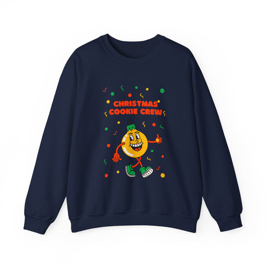 Christmas Cookie Crew Sweatshirt, Holiday Fashion, Festive Apparel, Cozy Crew, Gift for Bakers, Winter Wear