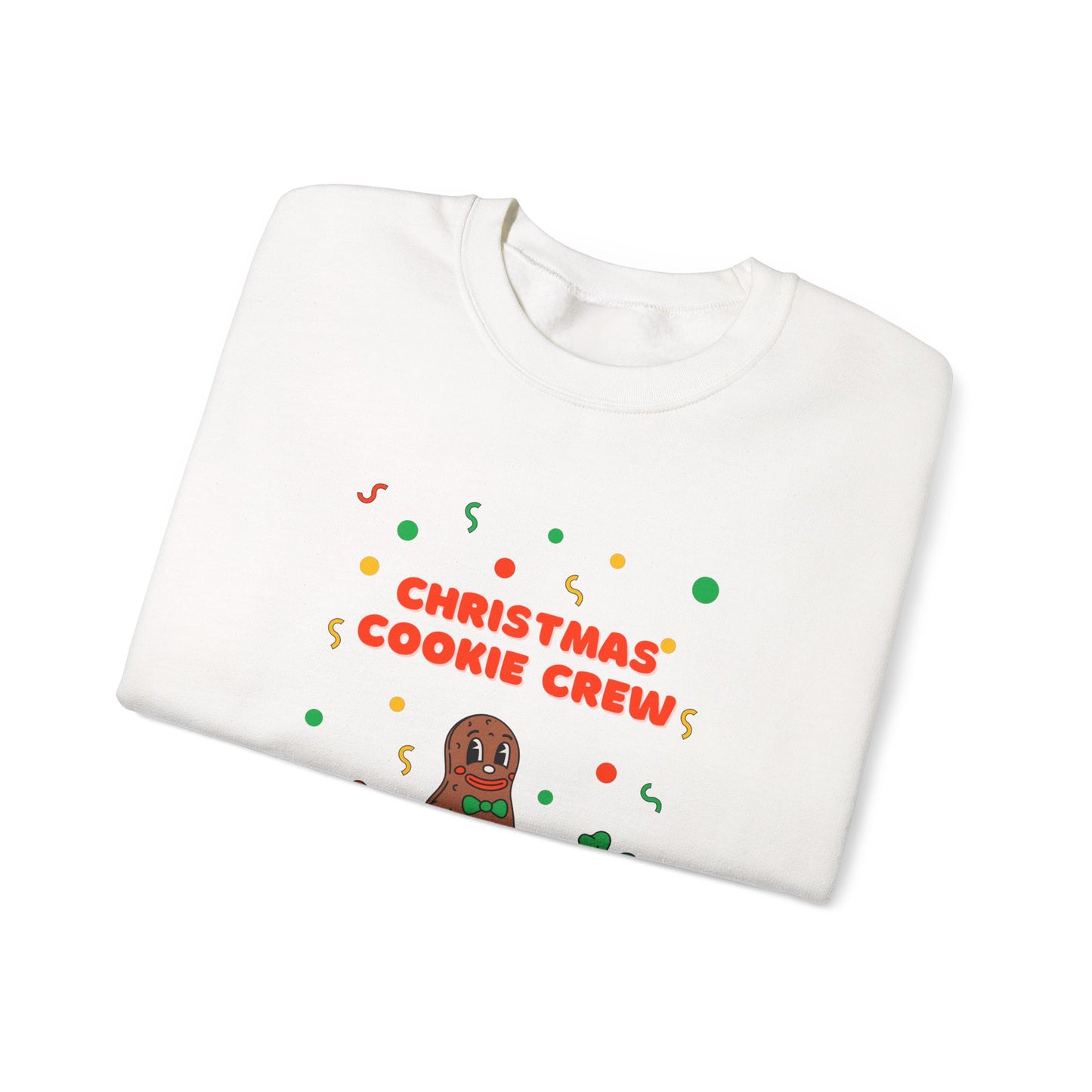 Christmas Cookie Crew Sweatshirt, Holiday Fashion, Festive Apparel, Cozy Crew, Gift for Bakers, Winter Wear