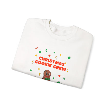 Christmas Cookie Crew Sweatshirt, Holiday Fashion, Festive Apparel, Cozy Crew, Gift for Bakers, Winter Wear