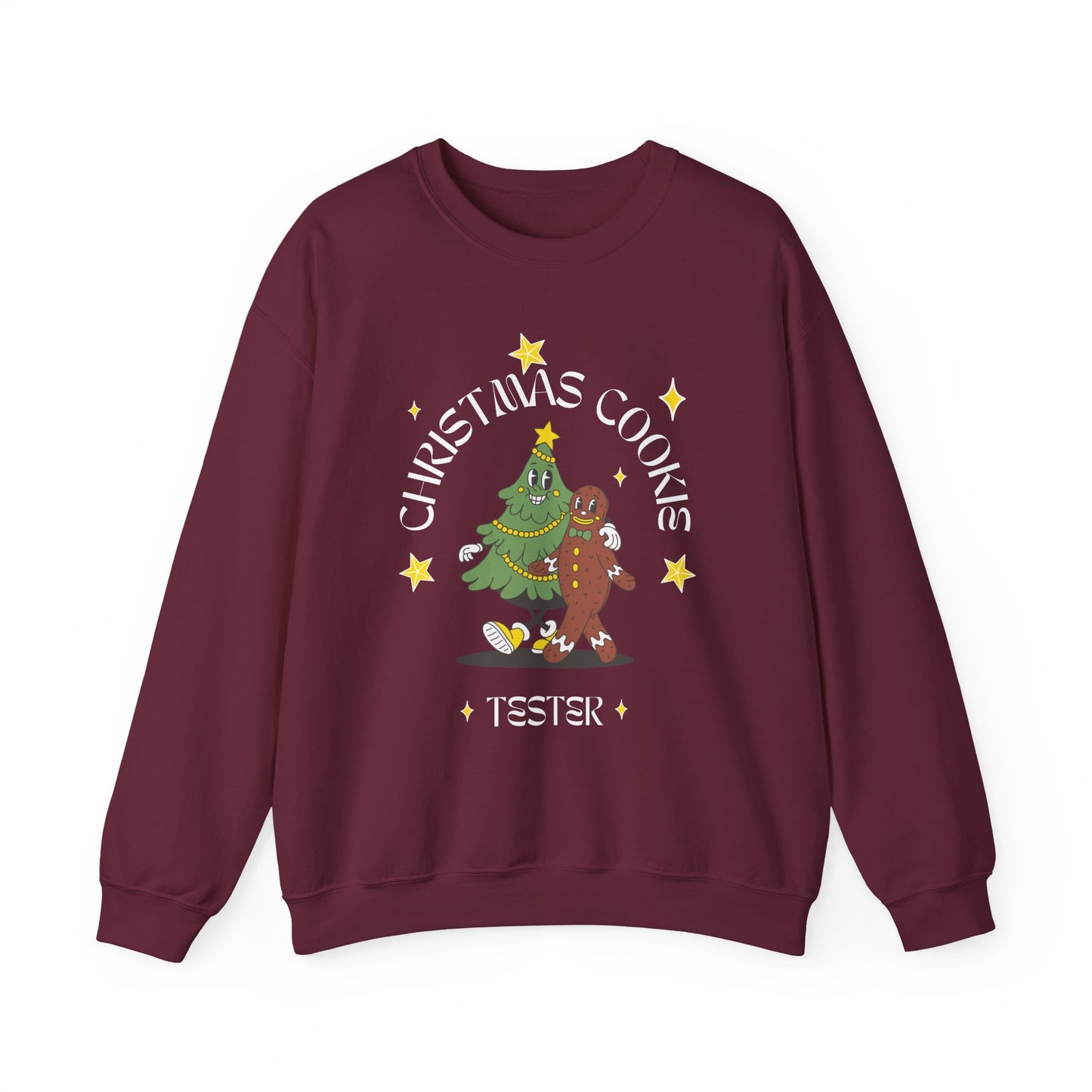 Christmas Cookie "TESTER" Sweatshirt - Funny Family Matching