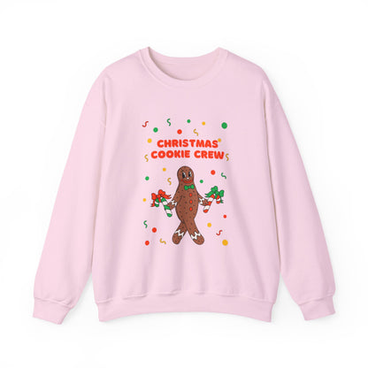 Christmas Cookie Crew Sweatshirt, Holiday Fashion, Festive Apparel, Cozy Crew, Gift for Bakers, Winter Wear
