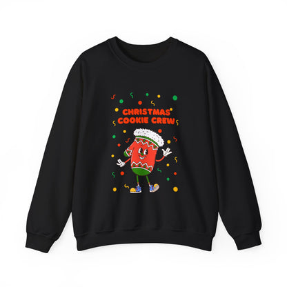 Christmas Cookie Crew Sweatshirt, Holiday Fashion, Festive Apparel, Cozy Crew, Gift for Bakers, Winter Wear