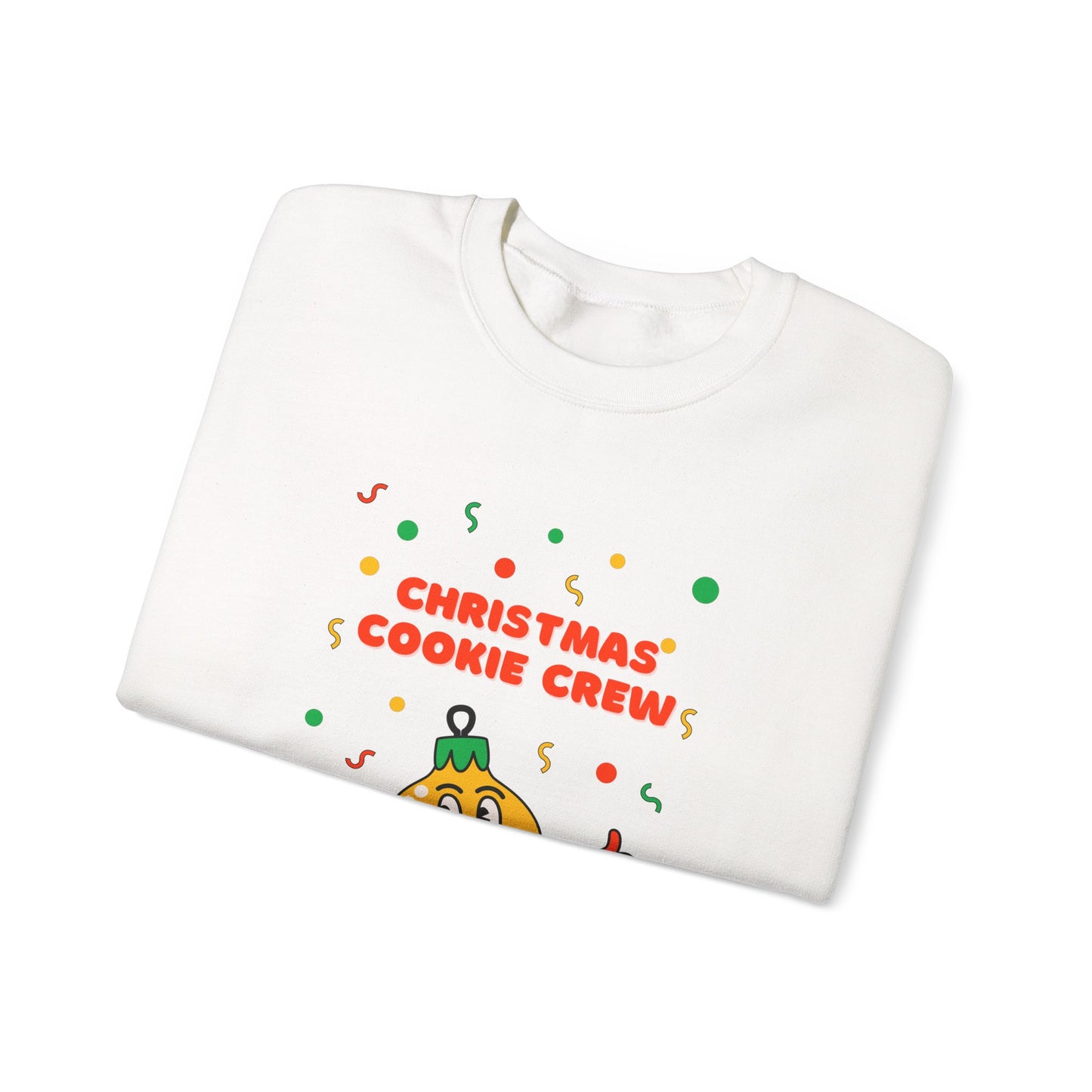 Christmas Cookie Crew Sweatshirt, Holiday Fashion, Festive Apparel, Cozy Crew, Gift for Bakers, Winter Wear