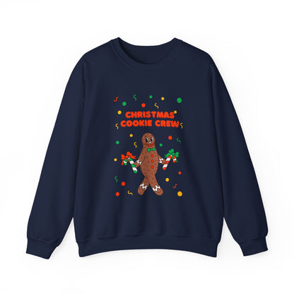 Christmas Cookie Crew Sweatshirt, Holiday Fashion, Festive Apparel, Cozy Crew, Gift for Bakers, Winter Wear