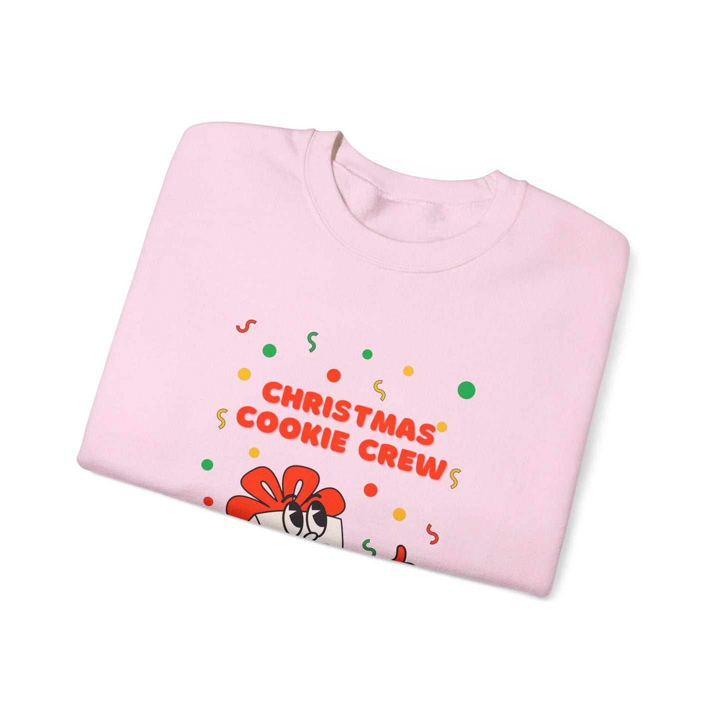 Christmas Cookie Crew Sweatshirt, Holiday Fashion, Festive Apparel, Cozy Crew, Gift for Bakers, Winter Wear