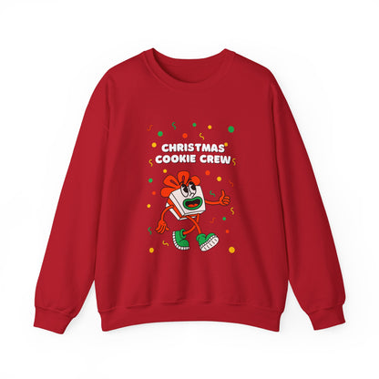 Christmas Cookie Crew Sweatshirt, Holiday Fashion, Festive Apparel, Cozy Crew, Gift for Bakers, Winter Wear