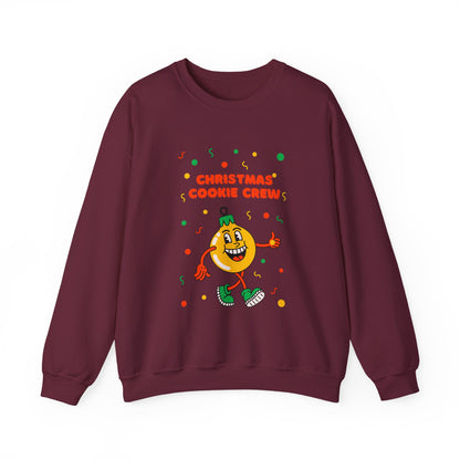 Christmas Cookie Crew Sweatshirt, Holiday Fashion, Festive Apparel, Cozy Crew, Gift for Bakers, Winter Wear