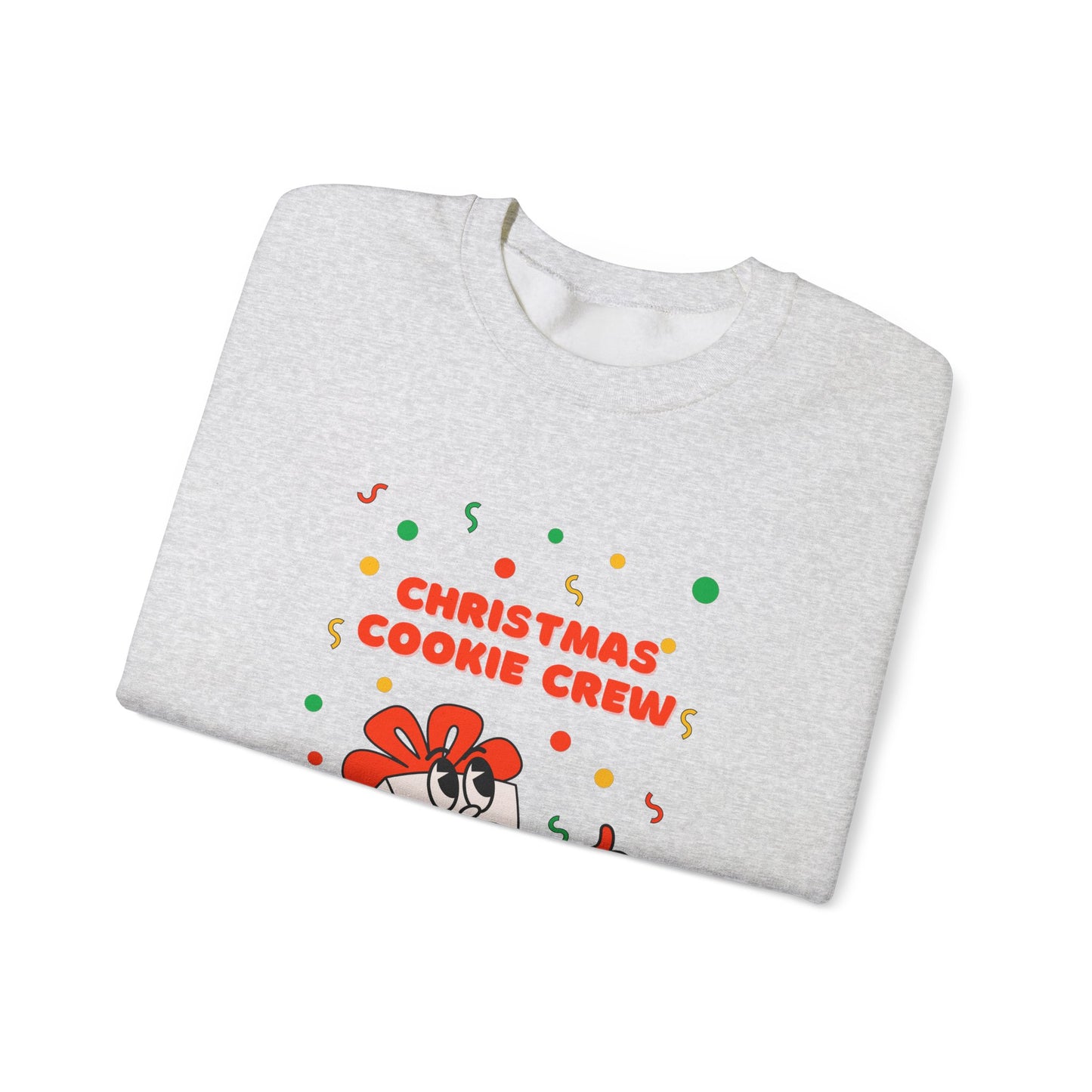 Christmas Cookie Crew Sweatshirt, Holiday Fashion, Festive Apparel, Cozy Crew, Gift for Bakers, Winter Wear