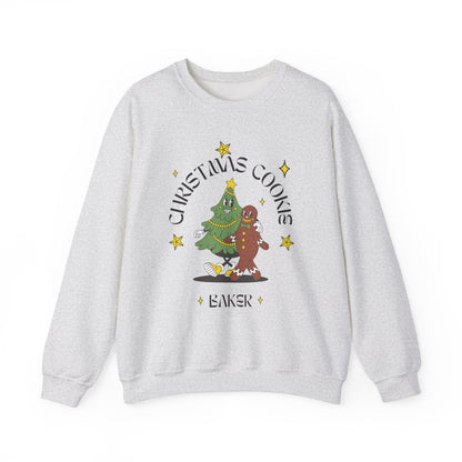 Christmas Cookie "BAKER" Sweatshirt - Funny Family Matching