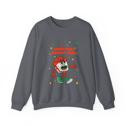 Christmas Cookie Crew Sweatshirt, Holiday Fashion, Festive Apparel, Cozy Crew, Gift for Bakers, Winter Wear