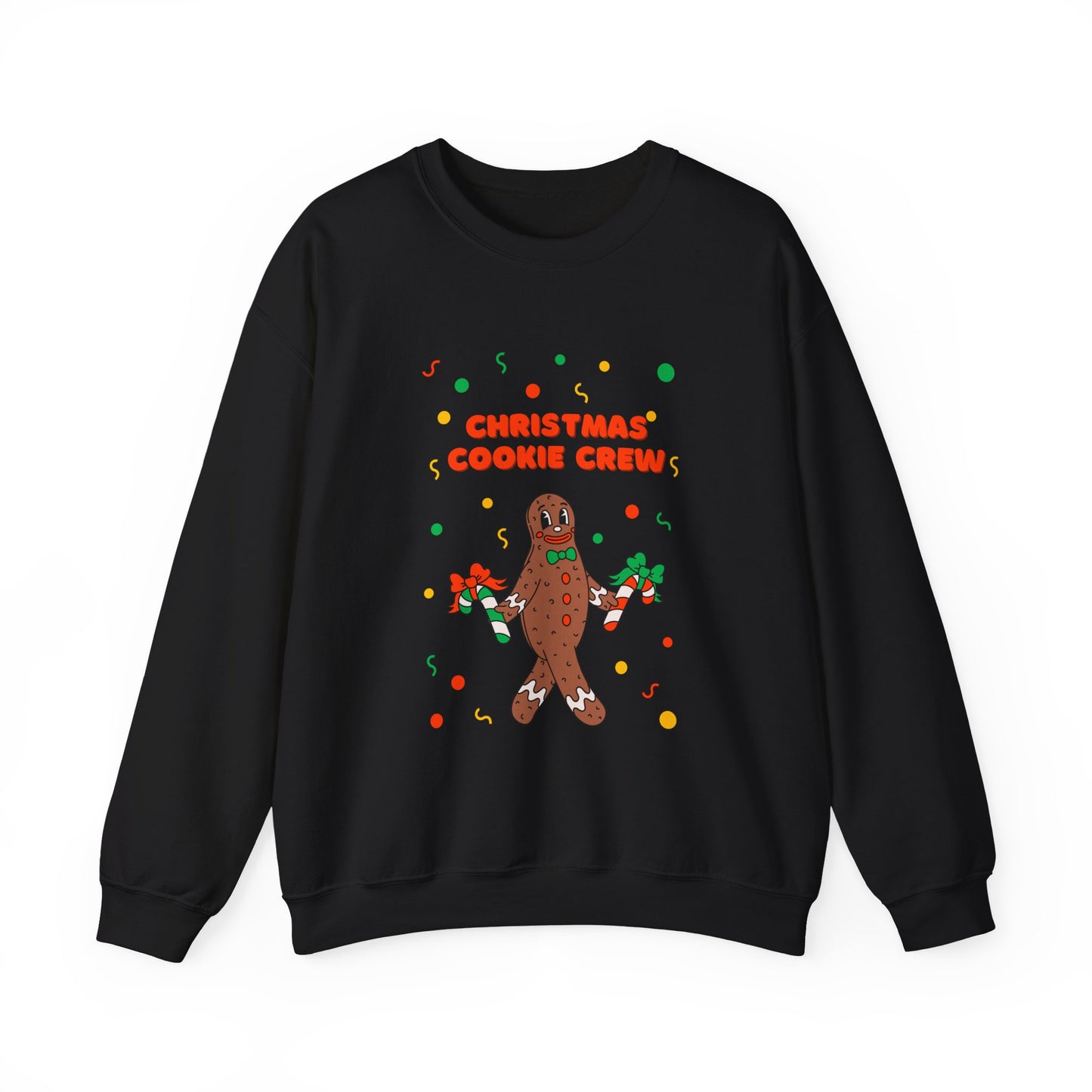 Christmas Cookie Crew Sweatshirt, Holiday Fashion, Festive Apparel, Cozy Crew, Gift for Bakers, Winter Wear