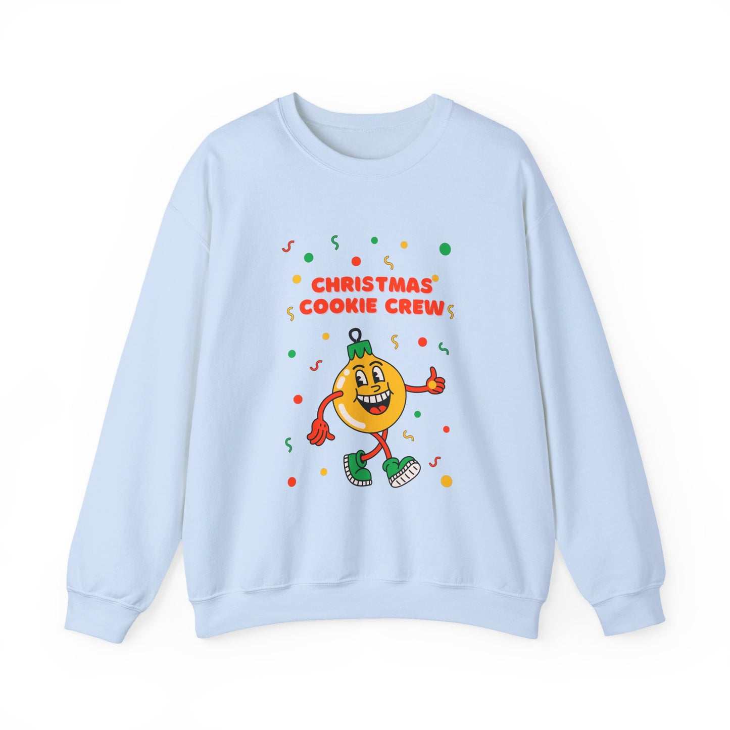 Christmas Cookie Crew Sweatshirt, Holiday Fashion, Festive Apparel, Cozy Crew, Gift for Bakers, Winter Wear