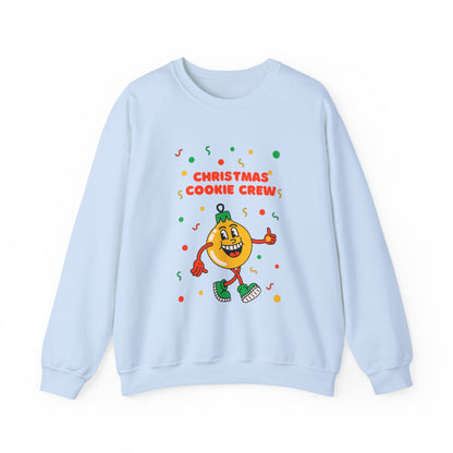 Christmas Cookie Crew Sweatshirt, Holiday Fashion, Festive Apparel, Cozy Crew, Gift for Bakers, Winter Wear